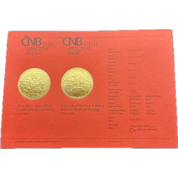 Zlatá minca 1/2 Oz 5000 Kč Mestská pamiatková rezervácia Jihlava 2021 Proof