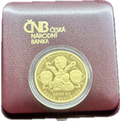 Zlatá minca 1/2 Oz 5000 Kč Mestská pamiatková rezervácia Jihlava 2021 Proof