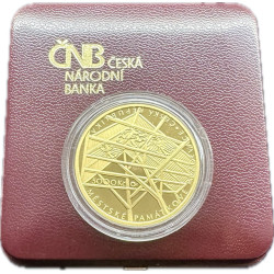 Zlatá minca 1/2 Oz 5000 Kč Mestská pamiatková rezervácia Cheb 2021 Proof