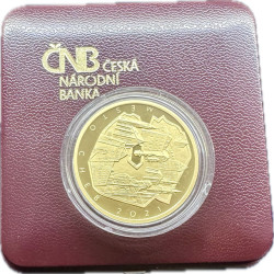 Zlatá minca 1/2 Oz 5000 Kč Mestská pamiatková rezervácia Cheb 2021 Proof