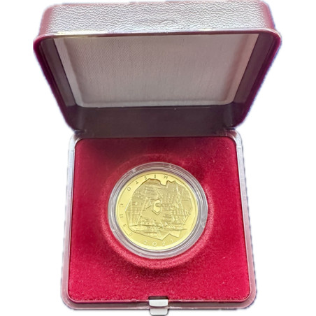 Zlatá minca 1/2 Oz 5000 Kč Mestská pamiatková rezervácia Cheb 2021 Proof
