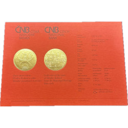 Zlatá minca 1/2 Oz 5000 Kč Mestská pamiatková rezervácia Hradec Králové 2023 Proof