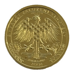 Sada zlatých mincí 4 x Dukátový rad Klub kráľovnej Elišky 2008 Proof