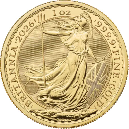 Zlatá minca 1 Oz Britannia 2026
