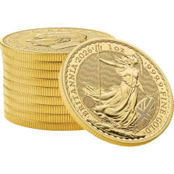 Zlatá minca 1 Oz Britannia 2026