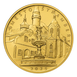 Zlatá minca 1/2 Oz 5000 Kč Mestská pamiatková rezervácia Štramberk 2025 Standard