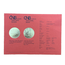 Zlatá minca 1/2 Oz 5000 Kč Mestská pamiatková rezervácia Štramberk 2025 Proof