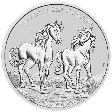 Strieborná minca 1 Oz Australian Brumby Horse 2025