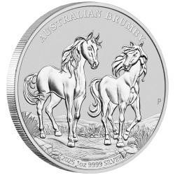Strieborná minca 1 Oz Australian Brumby Horse 2025