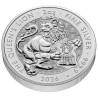 Strieborná minca 2 Oz The Tudor Beasts Queens Lion 2026