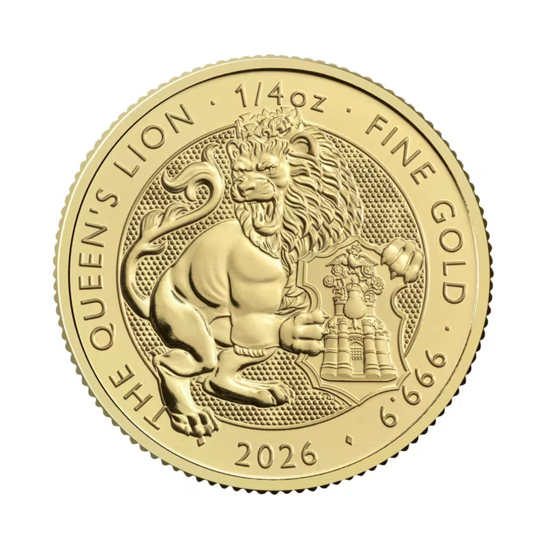 Zlatá minca 1/4 Oz The Tudor Beasts Queens Lion 2026