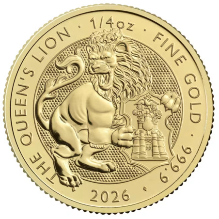 Zlatá minca 1/4 Oz The Tudor Beasts Queens Lion 2026