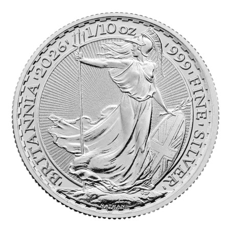 Strieborná minca 1/10 Oz Britannia 2026
