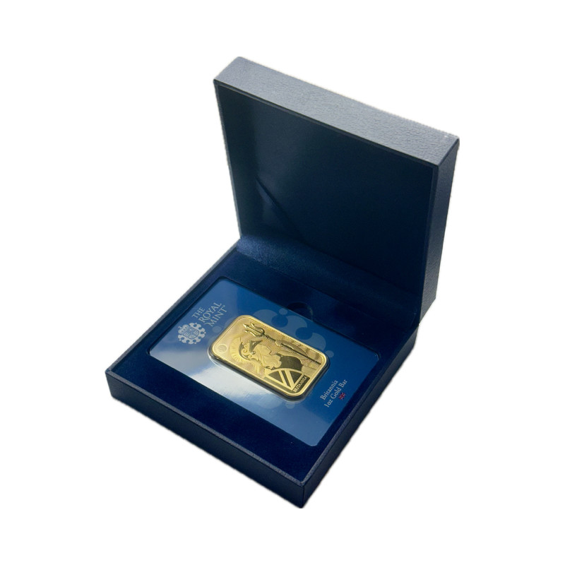 Krabička na zliatky Britannia modrá