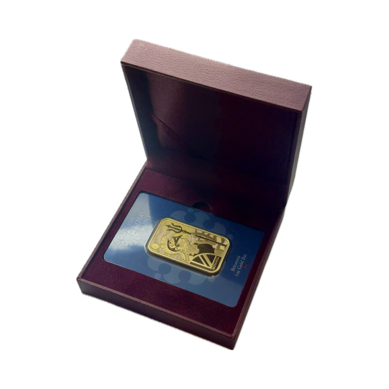 Krabička na zliatky Britannia červená