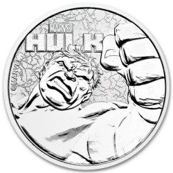 Sada strieborných mincí 9 x 1 Oz Marvel 2017-2021