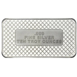 Strieborný zliatok 10 Oz American Flag