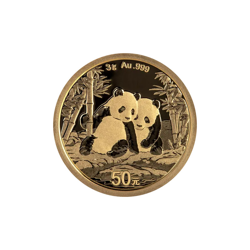 Zlatá minca 3 g China Panda 2026
