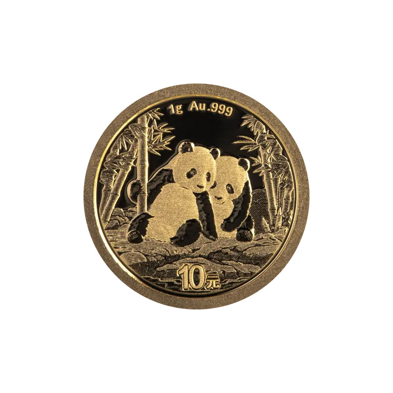 Zlatá minca 1 g China Panda 2026
