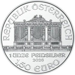 Strieborná minca 1 Oz Wiener Philharmoniker 2026