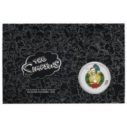 Strieborná minca 1 Oz The Simpsons - Seasons Greetings 2022