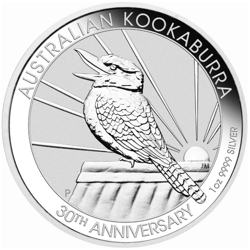Strieborná minca 1 Oz Kookaburra 2020 - 30th Anniversary