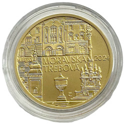Zlatá minca 1/2 Oz 5000 Kč Mestská pamiatková rezervácia Moravská Třebová 2024 Standard