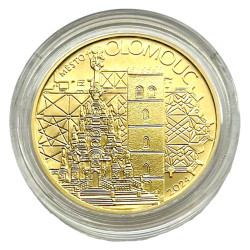Zlatá minca 1/2 Oz 5000 Kč Mestská pamiatková rezervácia Olomouc 2024 standard