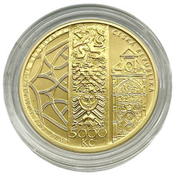 Zlatá minca 1/2 Oz 5000 Kč Mestská pamiatková rezervácia Olomouc 2024 standard