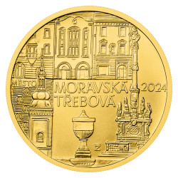Zlatá minca 1/2 Oz 5000 Kč Mestská pamiatková rezervácia Moravská Třebová 2024 Standard