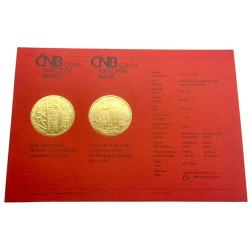 Zlatá minca 1/2 Oz 5000 Kč Mestská pamiatková rezervácia Olomouc 2024 standard