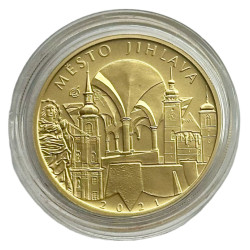 Zlatá minca 5000 Kč 1/2 Oz mesto Jihlava 2021 Standard