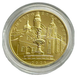 Zlatá minca 1/2 Oz 5000 Kč Mestská pamiatková rezervácia Štramberk 2025 Standard