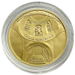 Zlatá minca 1/2 Oz 5000 Kč Hradec Králové 2023 BK