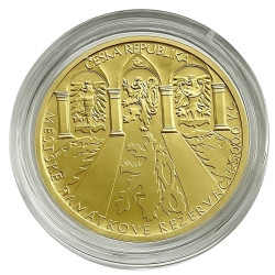 Zlatá minca 1/2 Oz 5000 Kč Mestská pamiatková rezervácia Kroměříž 2023 BK