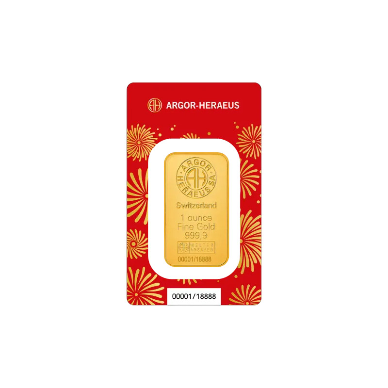 Zlatý zliatok 1 Oz Argor Heraeus Lunar Series III Year of the Horse 2026