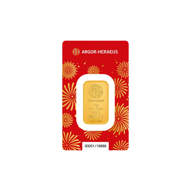 Zlatý zliatok 10 g Argor Heraeus Lunar Series III Year of the Horse 2026