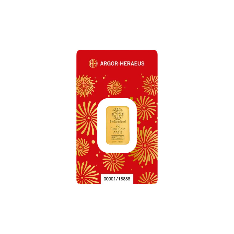 Zlatý zliatok 5 g Argor Heraeus Lunar Series III Year of the Horse 2026