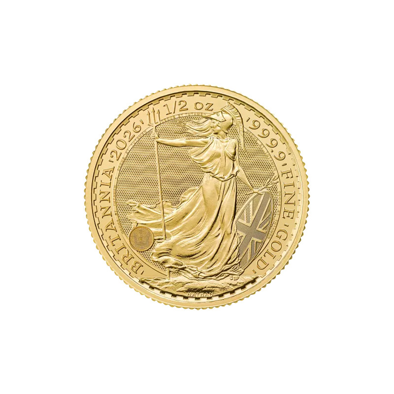 Zlatá minca 1/2 Oz Britannia 2026