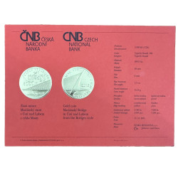 Zlatá minca 1/2 Oz Mariánsky most v Ústí nad Labem 2015 Standard