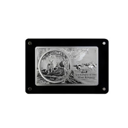 Strieborná minca Australian Kangaroo 25. výročie špeciálnej edície 2018 proof