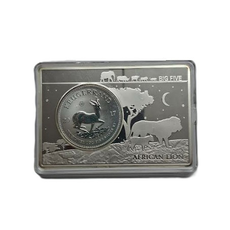 Strieborná minca Krugerrand 50. výročie špeciálnej edície 2017