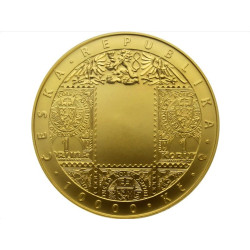Zlatá minca 1 Oz Zavedenie československej meny ČNB 10000 Kč 2019 BK