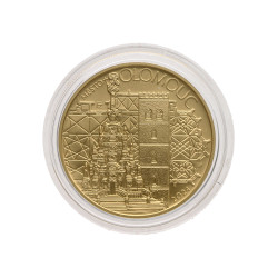 Zlatá minca 1/2 Oz 5000 Kč Mestská pamiatková rezervácia Olomouc 2024 Proof