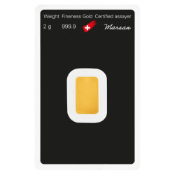 Zlatý zliatok 2 g Argor Heraeus