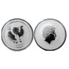 Strieborná minca 2 Oz Lunar Series II Year of the Rooster 2017