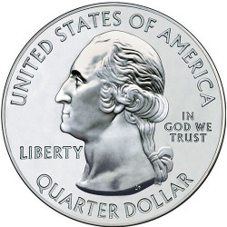 Strieborná minca 5 Oz Historický park Lowell 2019