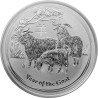 Strieborná minca 5 Oz Lunar Series II Year of the Goat 2015