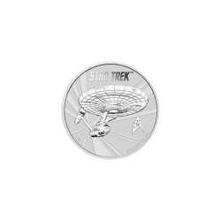 Strieborná minca 1 Oz Star Trek U.S.S. Enterprise 2016