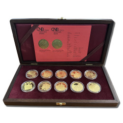 Súprava zlatých mincí 10 x...